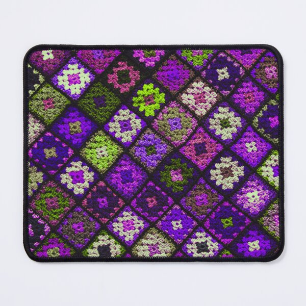 Item preview, Crochet Granny Square Pattern • Colorful Vintage Square Design  designed and sold by Amalzaki.