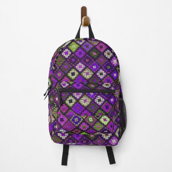 Item preview, Crochet Granny Square Pattern • Colorful Vintage Square Design designed and sold by Amalzaki.