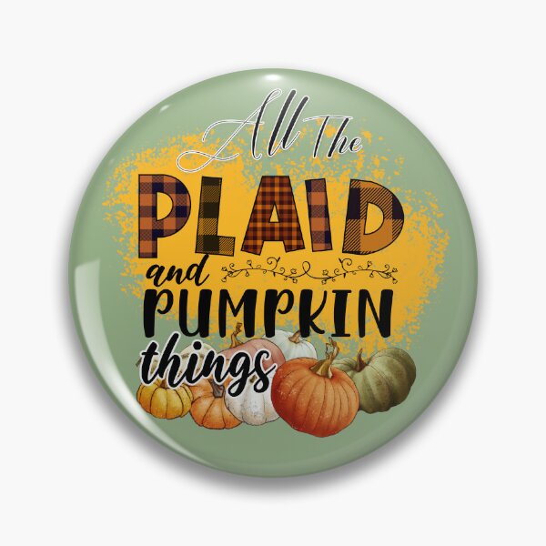 Item preview, All the Plaid and Pumpkin Things – Cozy Orange Plaid & Pumpkin Design | Fall Gift Idea designed and sold by petpuppymania.