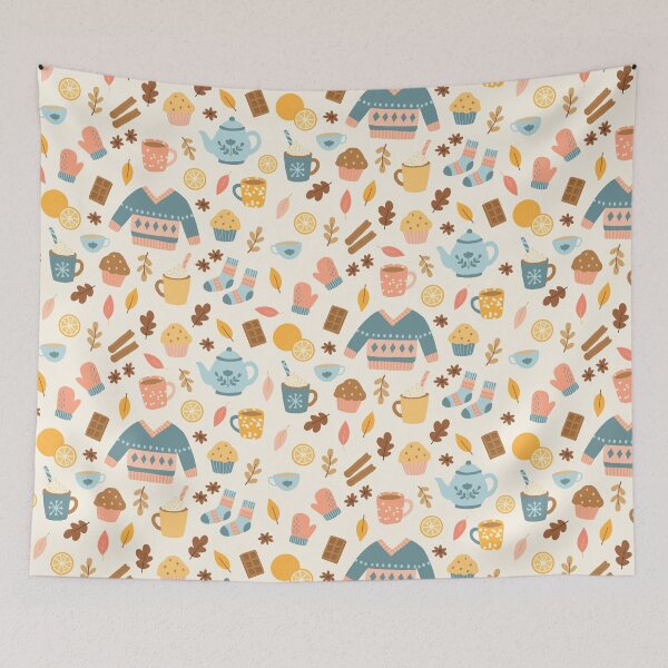 Item preview, Cozy Winter and Fall Hygge Style Scandinavian Pattern designed and sold by Studio Pico.