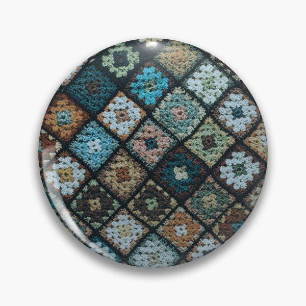 Item preview, Crochet Granny Square Pattern • Colorful Vintage Square Design designed and sold by Amalzaki.