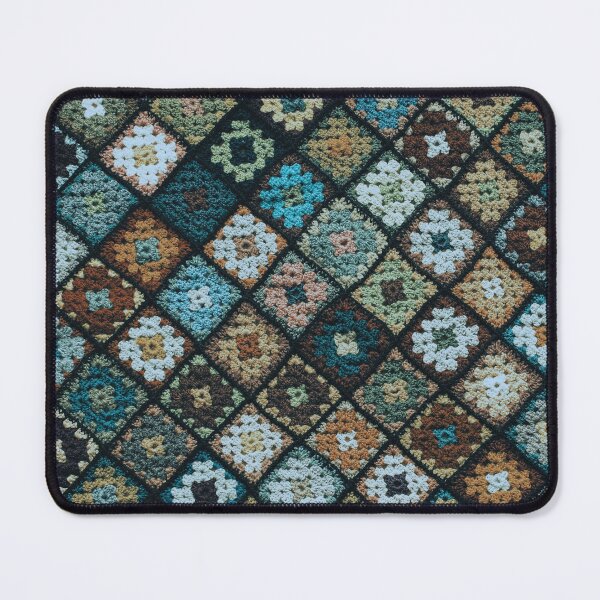 Item preview, Crochet Granny Square Pattern • Colorful Vintage Square Design designed and sold by Amalzaki.