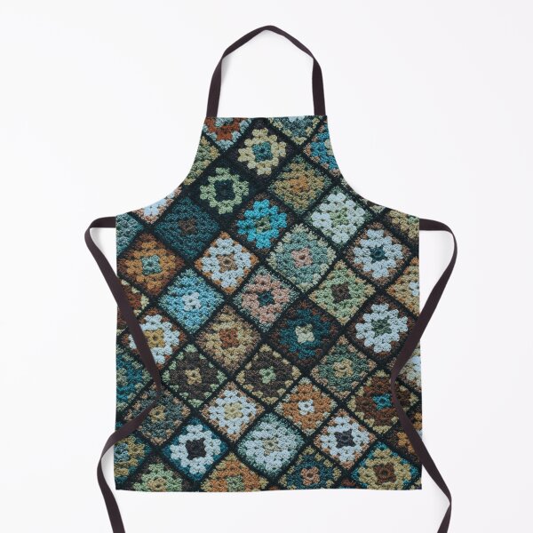 Item preview, Crochet Granny Square Pattern • Colorful Vintage Square Design designed and sold by Amalzaki.