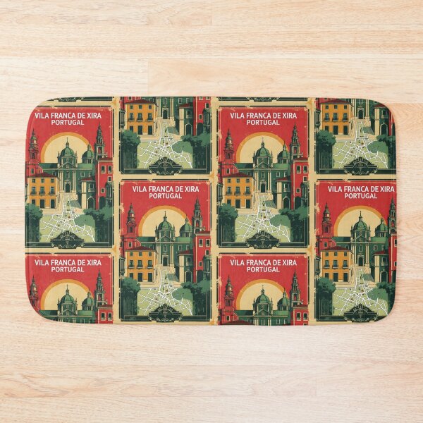 Item preview, Vila Franca de Xira Portugal 1950s Vintage Travel Tourism designed and sold by TravelersGems.