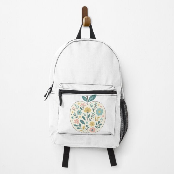 Item preview, Pastel Floral Apple Illustration with Leaves designed and sold by ArtfulWeave.
