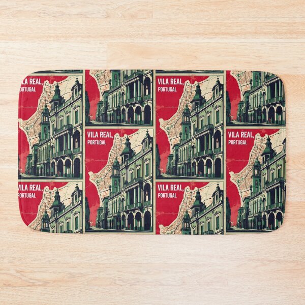 Item preview, Vila Real Portugal 1950s Vintage Travel Tourism designed and sold by TravelersGems.