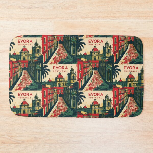 Item preview, Evora Portugal 1950s Vintage Travel Tourism designed and sold by TravelersGems.