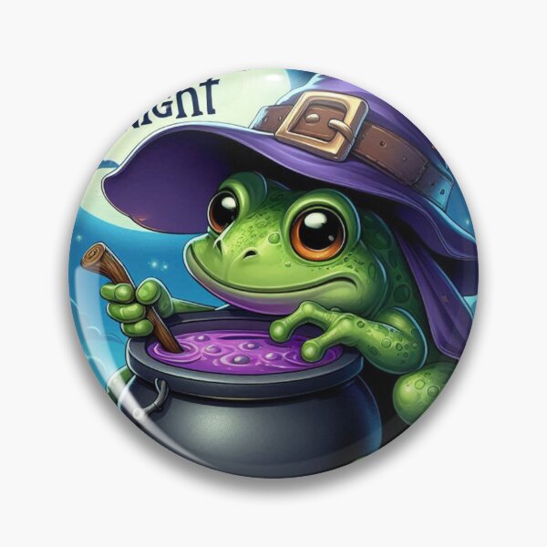 Item preview, Brew-tiful Night – Witch Frog Halloween Design designed and sold by MysticOMG.