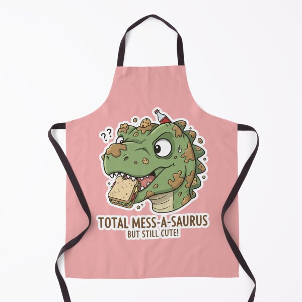 Item preview, Total Messasaurus But Still Cute Dinosaur Funny Eating T Rex Sandwich Sticker and Gift designed and sold by bvdesignart.
