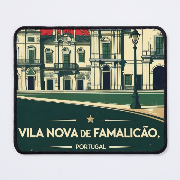 Item preview, Vila Nova de Famalicao Portugal 1950s Vintage Travel Tourism designed and sold by TravelersGems.