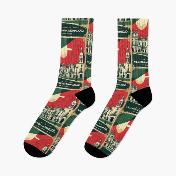 Item preview, Vila Nova de Famalicao Portugal 1950s Vintage Travel Tourism designed and sold by TravelersGems.