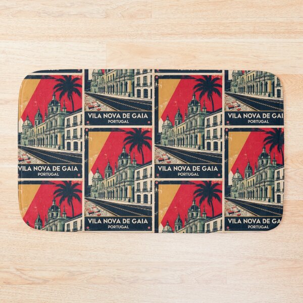 Item preview, Vila Nova de Gaia Portugal 1950s Vintage Travel Tourism designed and sold by TravelersGems.