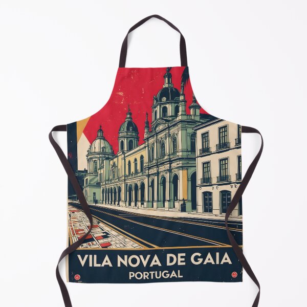 Item preview, Vila Nova de Gaia Portugal 1950s Vintage Travel Tourism designed and sold by TravelersGems.