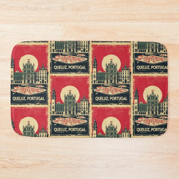 Item preview, Queluz Portugal 1950s Vintage Travel Tourism designed and sold by TravelersGems.