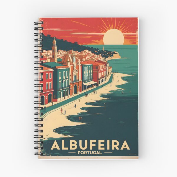 Item preview, Albufeira Portugal 1950s Vintage Travel Tourism designed and sold by TravelersGems.