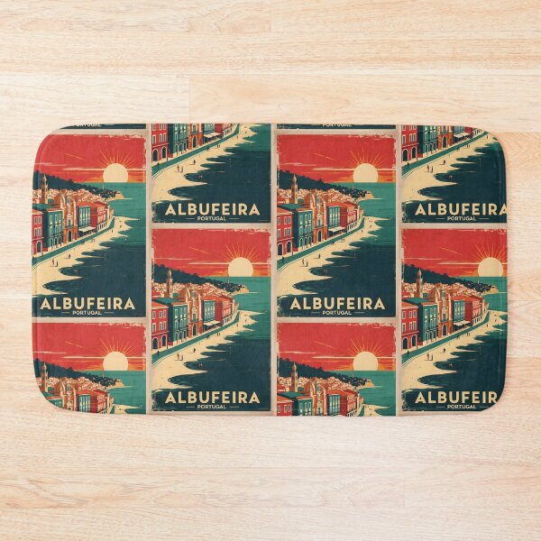 Item preview, Albufeira Portugal 1950s Vintage Travel Tourism designed and sold by TravelersGems.