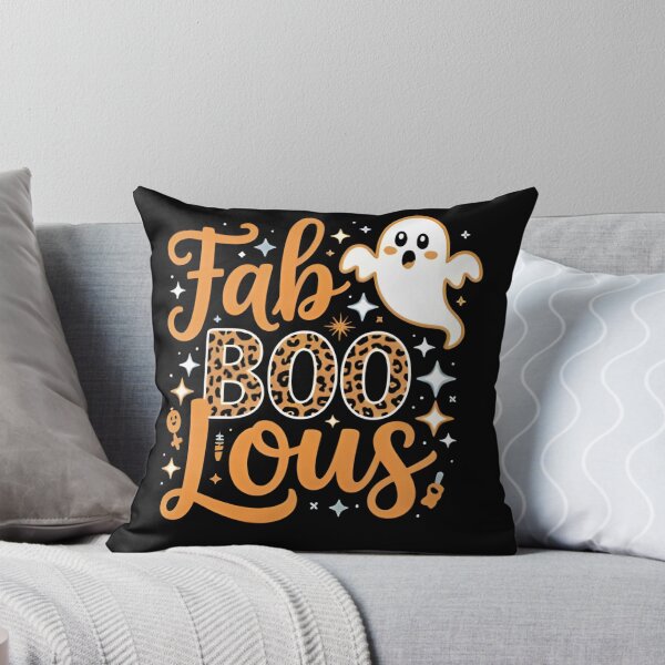 Item preview, Faboolous Leopard Print Ghost Funny Halloween T-Shirt designed and sold by FestivityFinds.