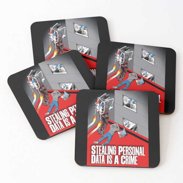 Item preview, STEALING PERSONAL DATA IS A CRIME designed and sold by wonder-webb.