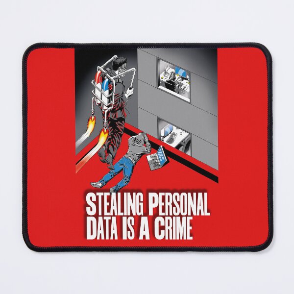 Item preview, STEALING PERSONAL DATA IS A CRIME designed and sold by wonder-webb.