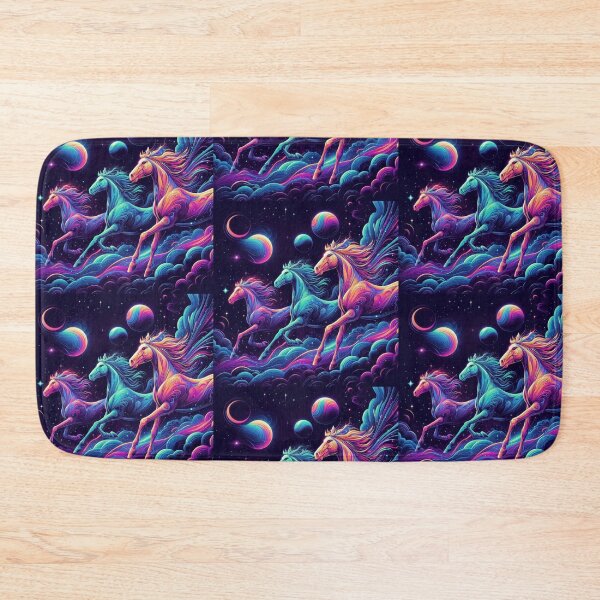 Item preview, Running colorful horses  designed and sold by Dogandesighn.
