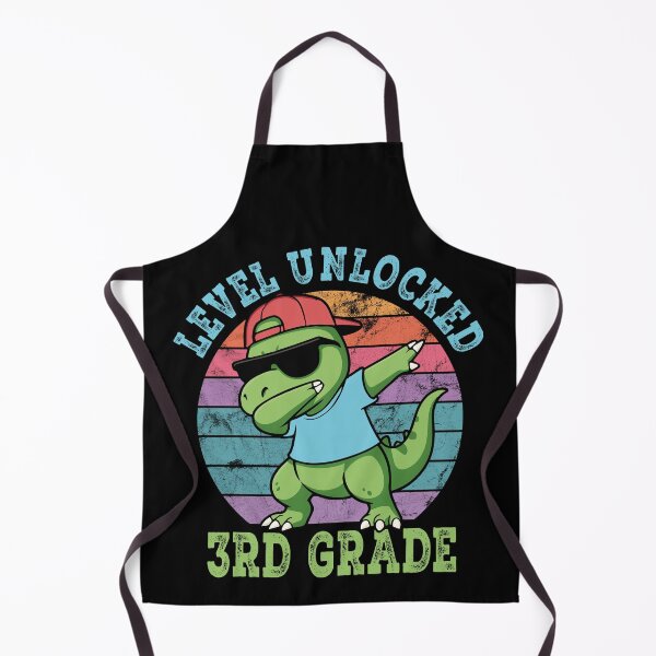 Item preview, Level Unlocked 3rd Grade Dino Dab designed and sold by CreativeNewDesigns.