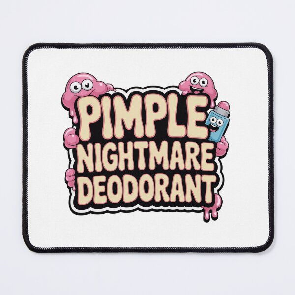 Item preview, Pimple Nightmare Deodorant – Surreal Cartoon Horror Sticker designed and sold by Imaginarium of Chaos falcon88 .