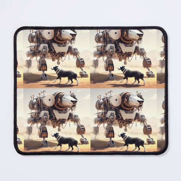 Item preview, A dog and his robot friend designed and sold by Crazy-Pictures.