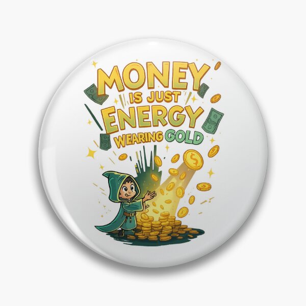 Item preview, Money Is Just Energy Wearing Gold – Sorcerer Galaxy designed and sold by Design Orbit.