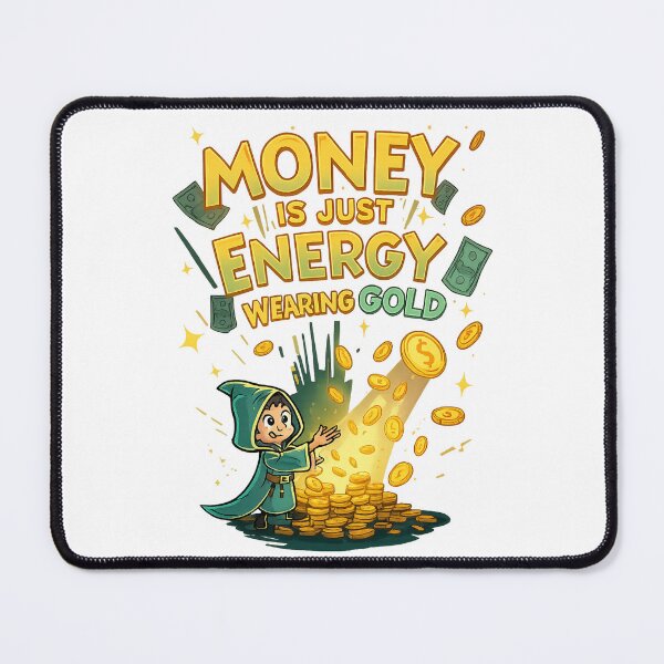 Item preview, Money Is Just Energy Wearing Gold – Sorcerer Galaxy designed and sold by Design Orbit.