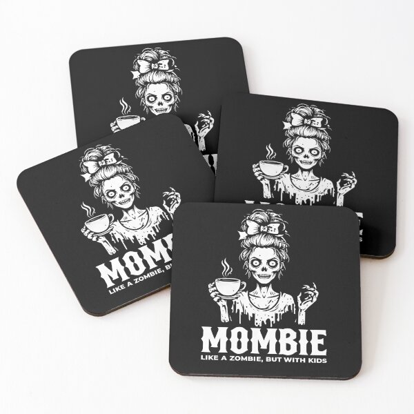 Item preview, Funny Mombie Tired Mom Zombie Halloween T-Shirt designed and sold by FestivityFinds.