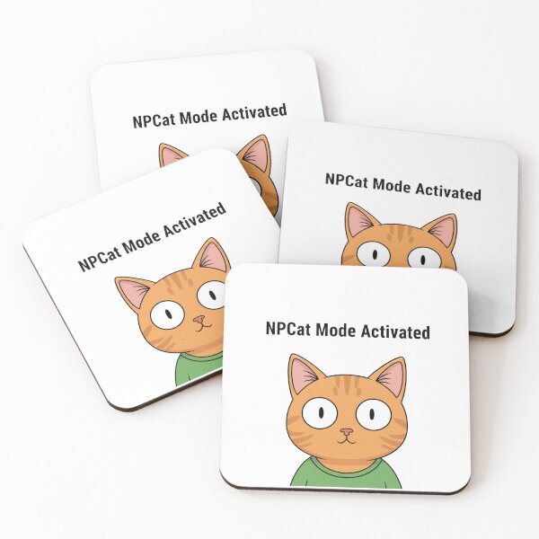 Item preview, NPCat Mode Activated designed and sold by Fluffsy .