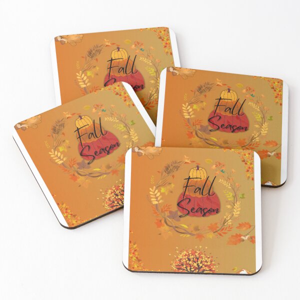 Item preview, Fall Season Pumpkin Art — Cozy Autumn Leaves Design designed and sold by Tiffany The Creator LLC.