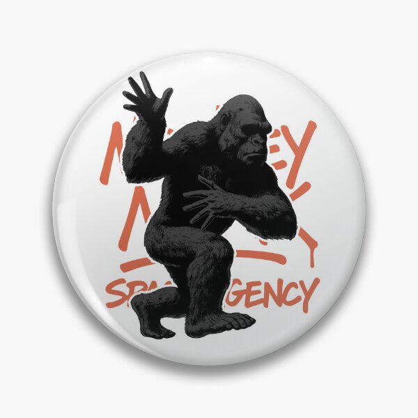Item preview, MONKEY MARK SPACE AGENCY – Posing Blue Gorilla designed and sold by DixTartare.