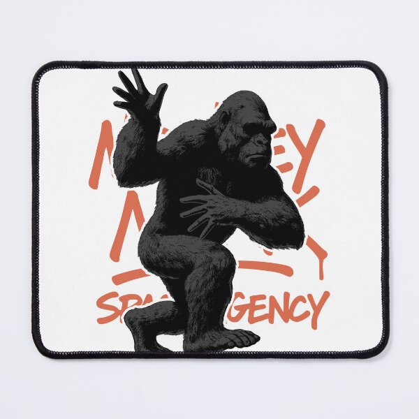 Item preview, MONKEY MARK SPACE AGENCY – Posing Blue Gorilla designed and sold by DixTartare.