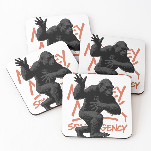 Item preview, MONKEY MARK SPACE AGENCY – Posing Blue Gorilla designed and sold by DixTartare.