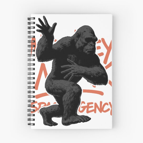 Item preview, MONKEY MARK SPACE AGENCY – Posing Blue Gorilla designed and sold by DixTartare.