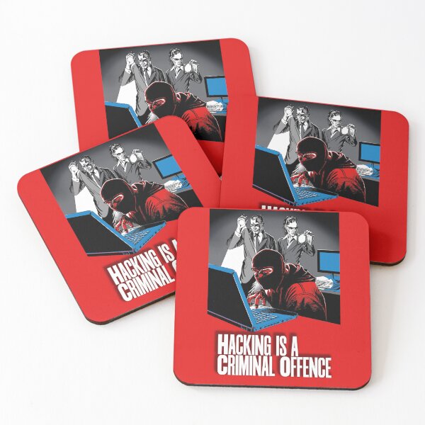 Item preview, HACKING IS A CRIMINAL OFFENCE designed and sold by wonder-webb.