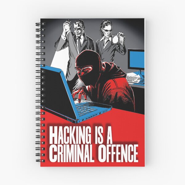 Item preview, HACKING IS A CRIMINAL OFFENCE designed and sold by wonder-webb.
