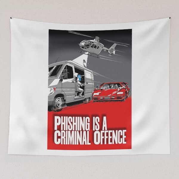 Item preview, PHISHING IS A CRIMINAL OFFENCE designed and sold by wonder-webb.