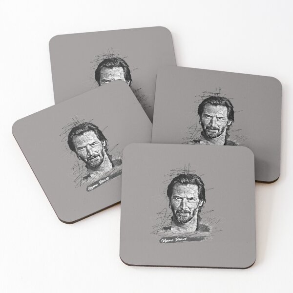 Item preview, KEANU-REEVES-ABSTRACT-SKETCH-ART-JOHN-WICK-KEANU-REEVES-HALLOWEEN-CHRISTMAS-ESSENTIAL designed and sold by gporter3ib.