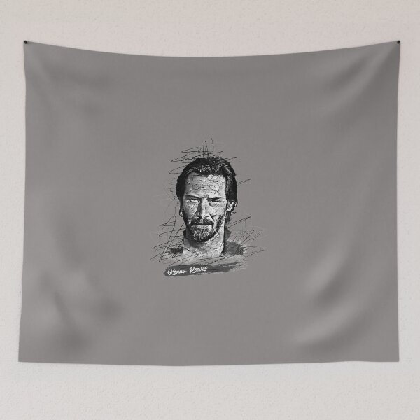 Item preview, KEANU-REEVES-ABSTRACT-SKETCH-ART-JOHN-WICK-KEANU-REEVES-HALLOWEEN-CHRISTMAS-ESSENTIAL designed and sold by gporter3ib.