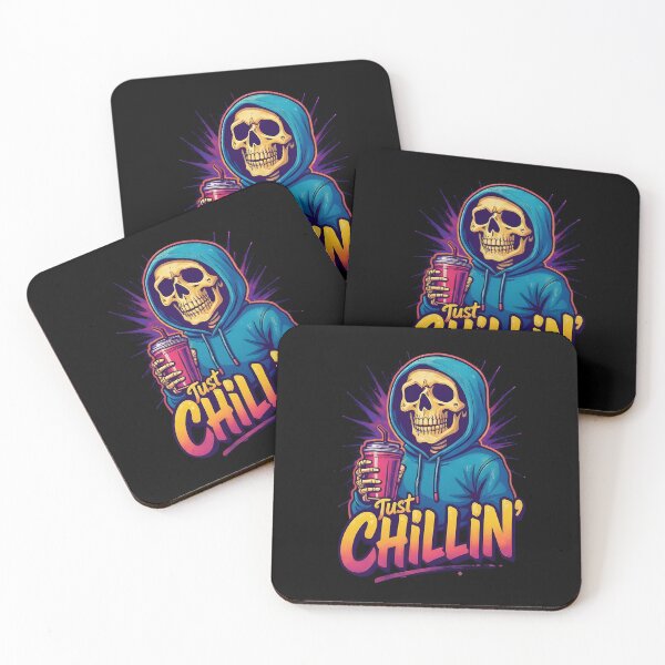 Item preview, Just Chillin' Purple Vibe Skeleton | Hoodie Skull Chill Retro Aesthetic Design designed and sold by petpuppymania.