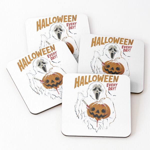 Item preview, Terrifying Ghost with Bloody Pumpkin | Halloween Horror Design designed and sold by RuweisVibes.