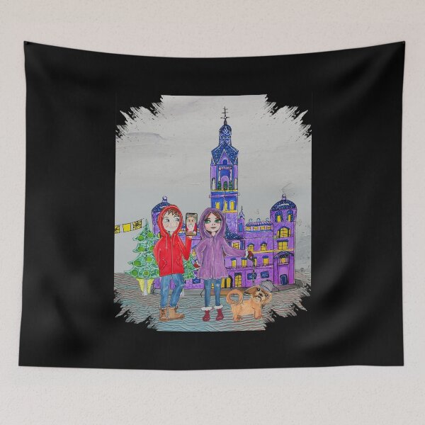 Item preview, The Great Christmas Heist Glasgow Scene designed and sold by Christi  Neff.