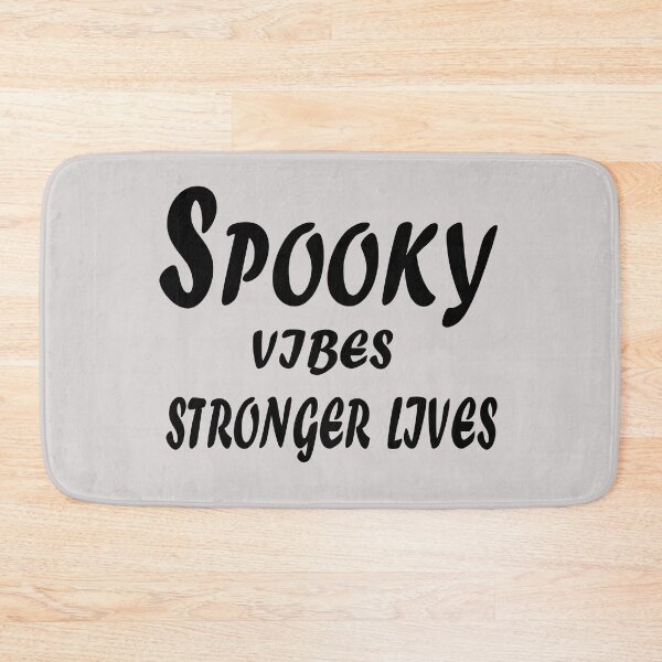Item preview, Spooky Vibes, Stronger Lives – Halloween Motivation Design designed and sold by ArtNestVerse.