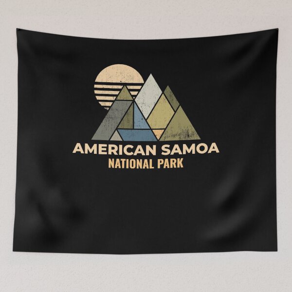 Item preview, American Samoa Distressed designed and sold by NationalParksCo.