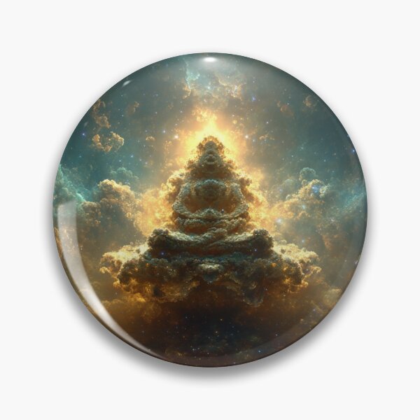 Item preview, Buddhabrot Fractal Mandelbrot Buddha Rendition designed and sold by LabMandala.
