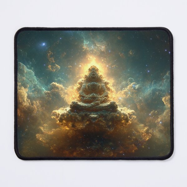 Item preview, Buddhabrot Fractal Mandelbrot Buddha Rendition designed and sold by LabMandala.