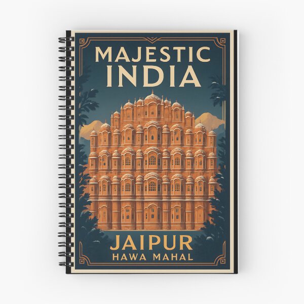 Item preview, Hawa Mahal – Vintage Art Deco Jaipur, India designed and sold by Cosmopolis.