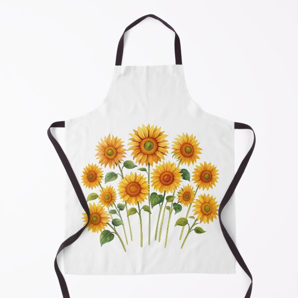 Item preview, Cheerful Watercolor Sunflower Bouquet designed and sold by ArtfulWeave.